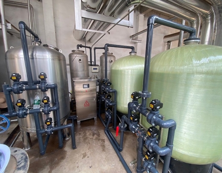 亚搏官方某纤维板工厂锅炉25吨净化软化设备